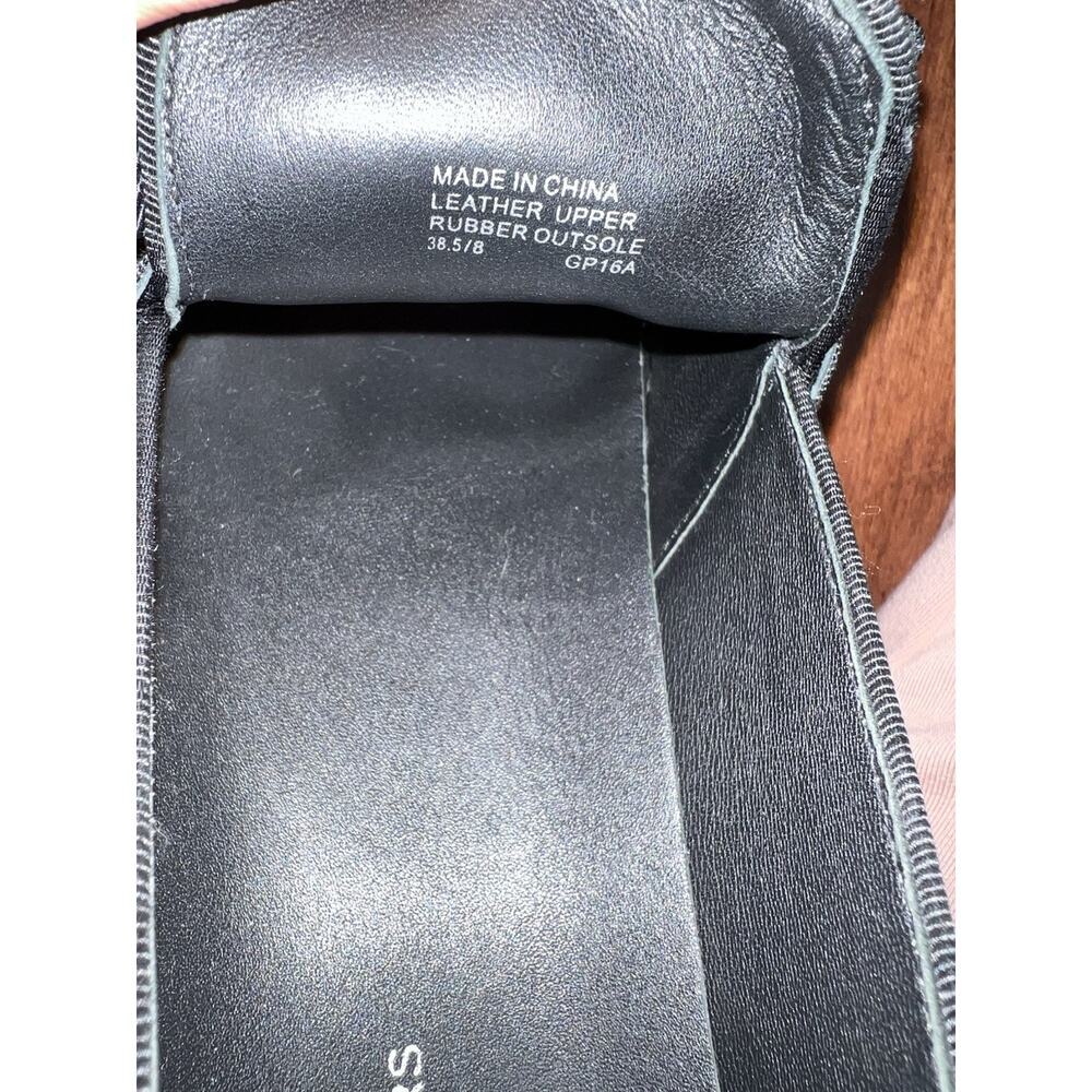 Michael Kors Collection Black Patent Leather Bow Slip On Sneakers Women Size 8.5 - Picture 9 of 10